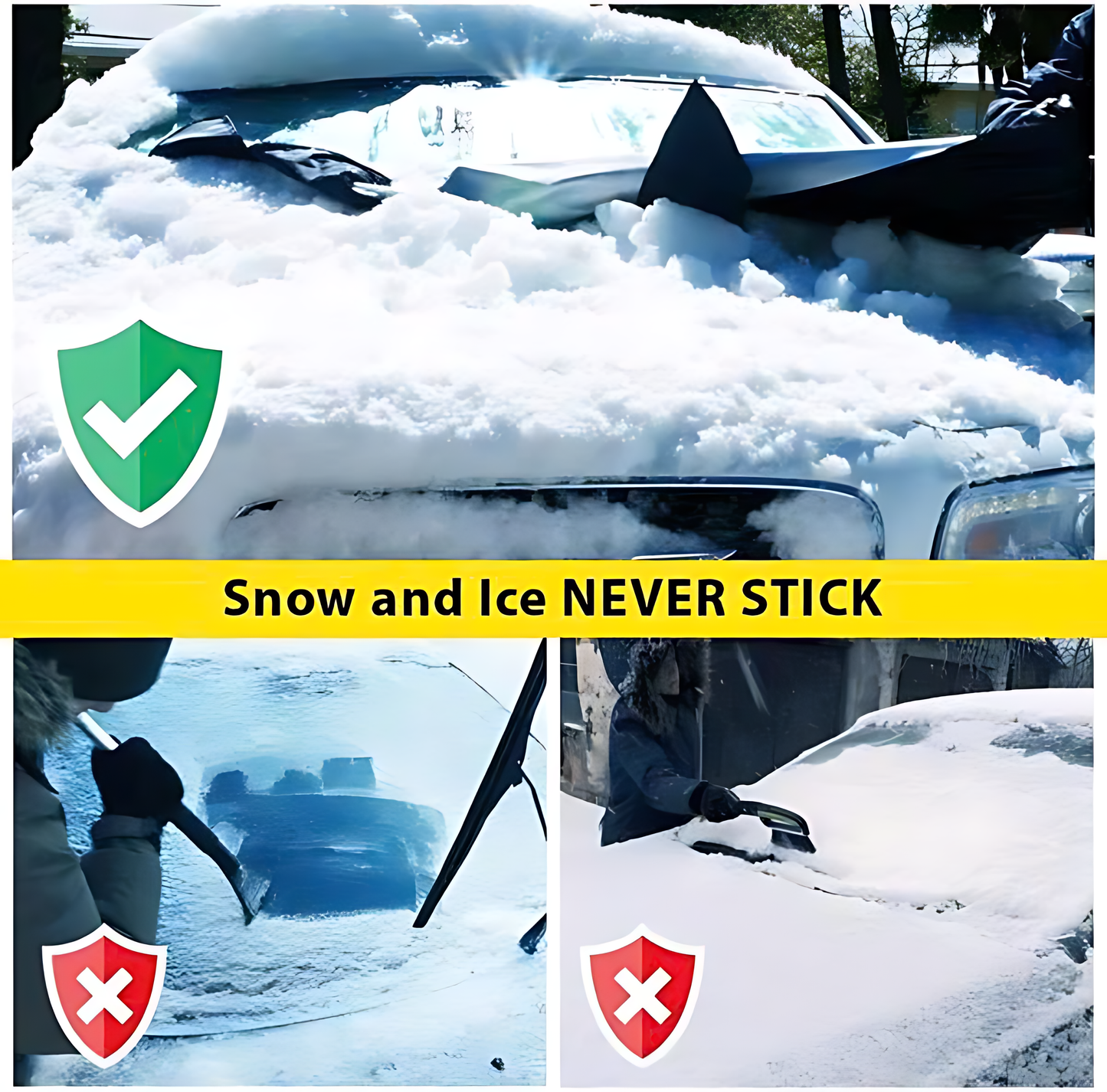 🛡️2025 Upgraded Car Windshield Magnetic Snow Cover