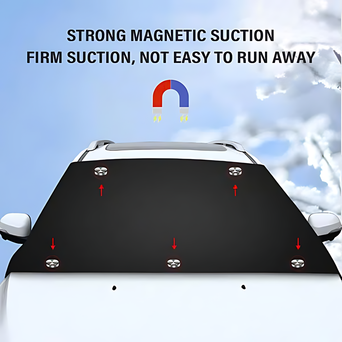 🛡️2025 Upgraded Car Windshield Magnetic Snow Cover