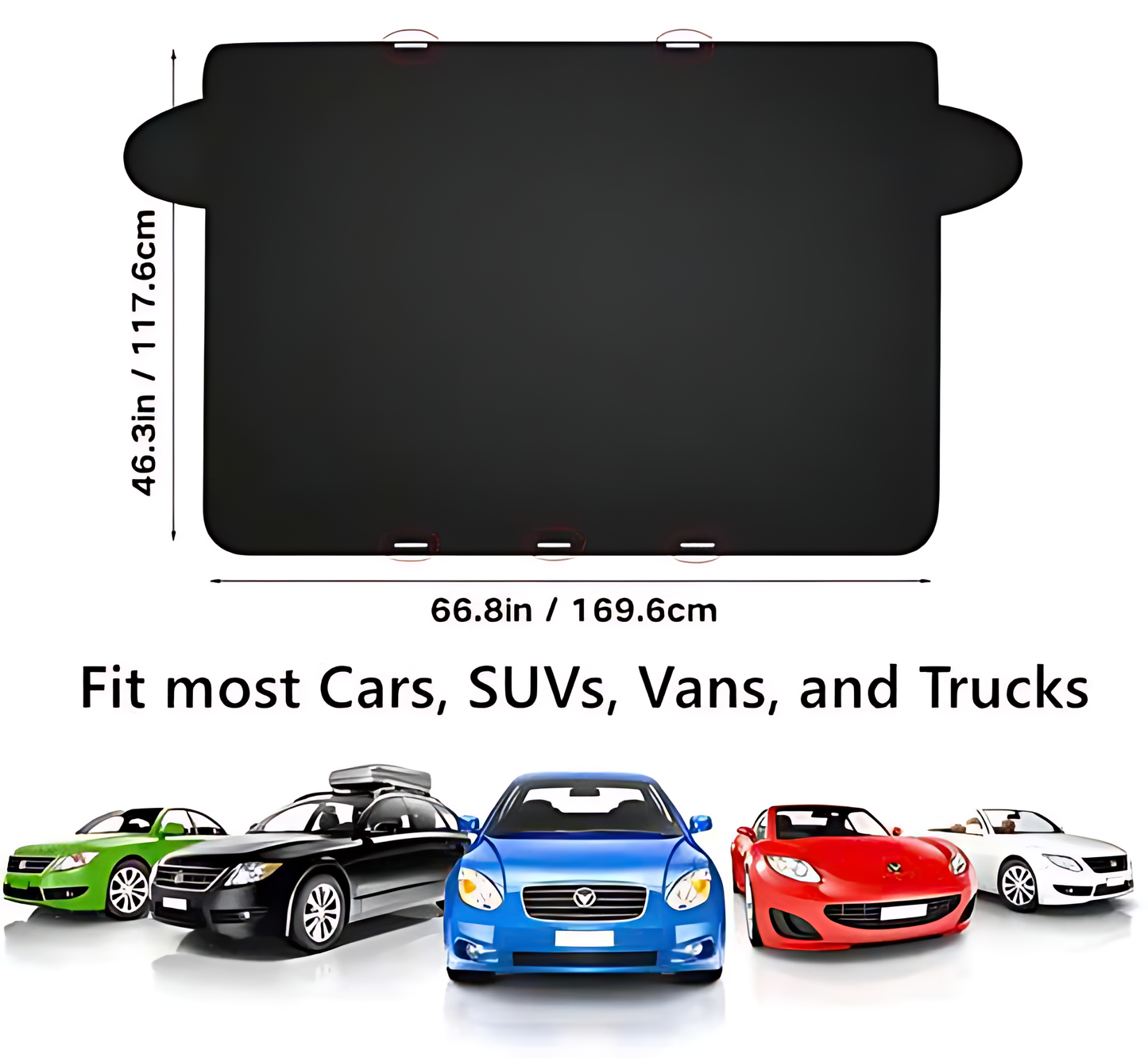 🛡️2025 Upgraded Car Windshield Magnetic Snow Cover