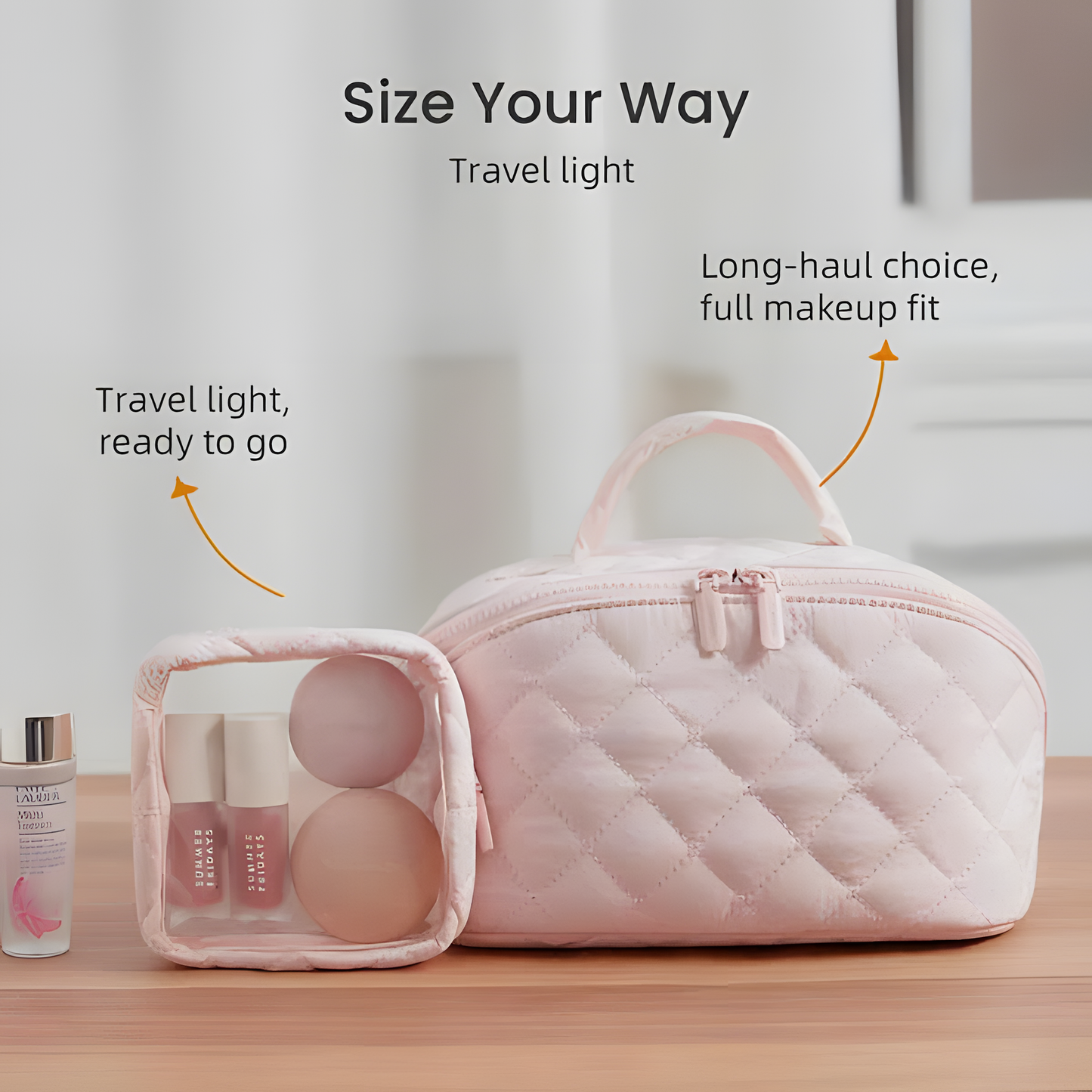 👜 Travel Makeup Bag for Woman